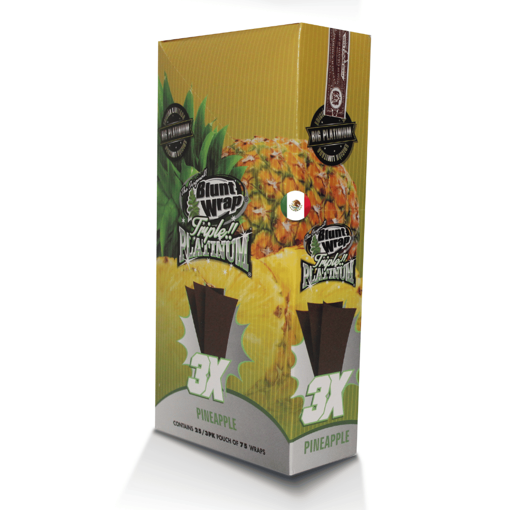 Blunt Wrap Triple Platinum Flat Pinneapple – BluntWrapMexico