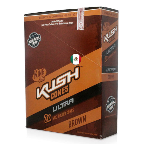 Ultra Kush Herbal Conical 2X  Brown