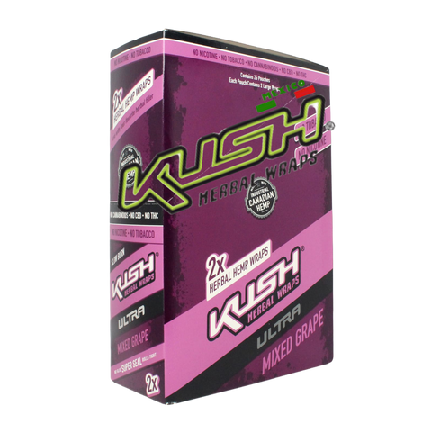 Ultra Kush Herbal Wraps 2X Mixed Grape