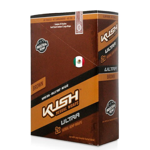 Ultra Kush Herbal Wraps 2X Brown